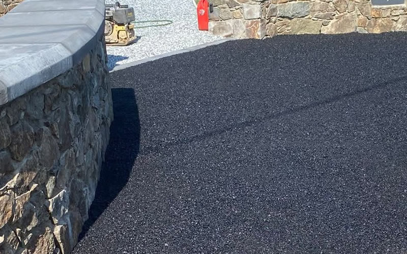 Driveway installation in North Wales
