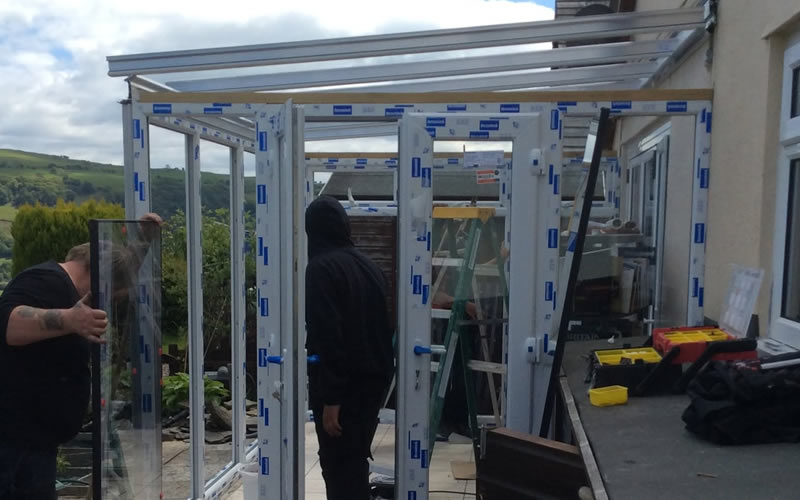 Patio doors installation